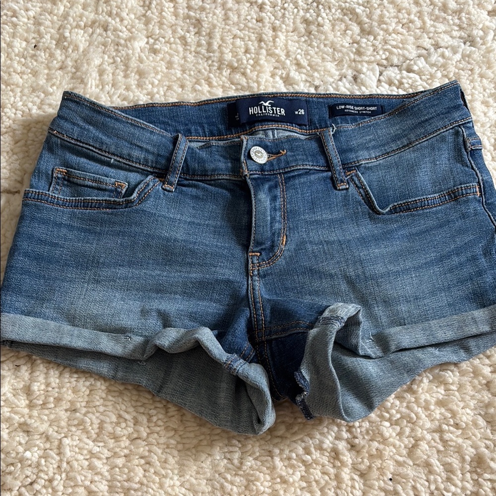 Hollister Blue Denim Shorts